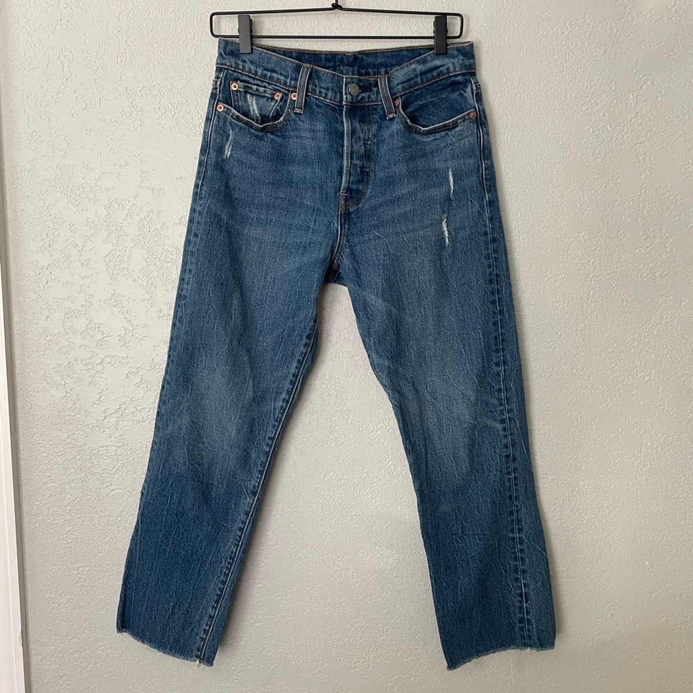 Levi’s distressed jeans